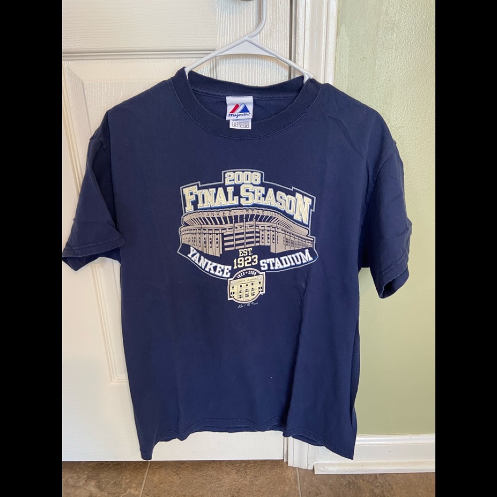 New York Yankees Final Season Majestic Shirt Med